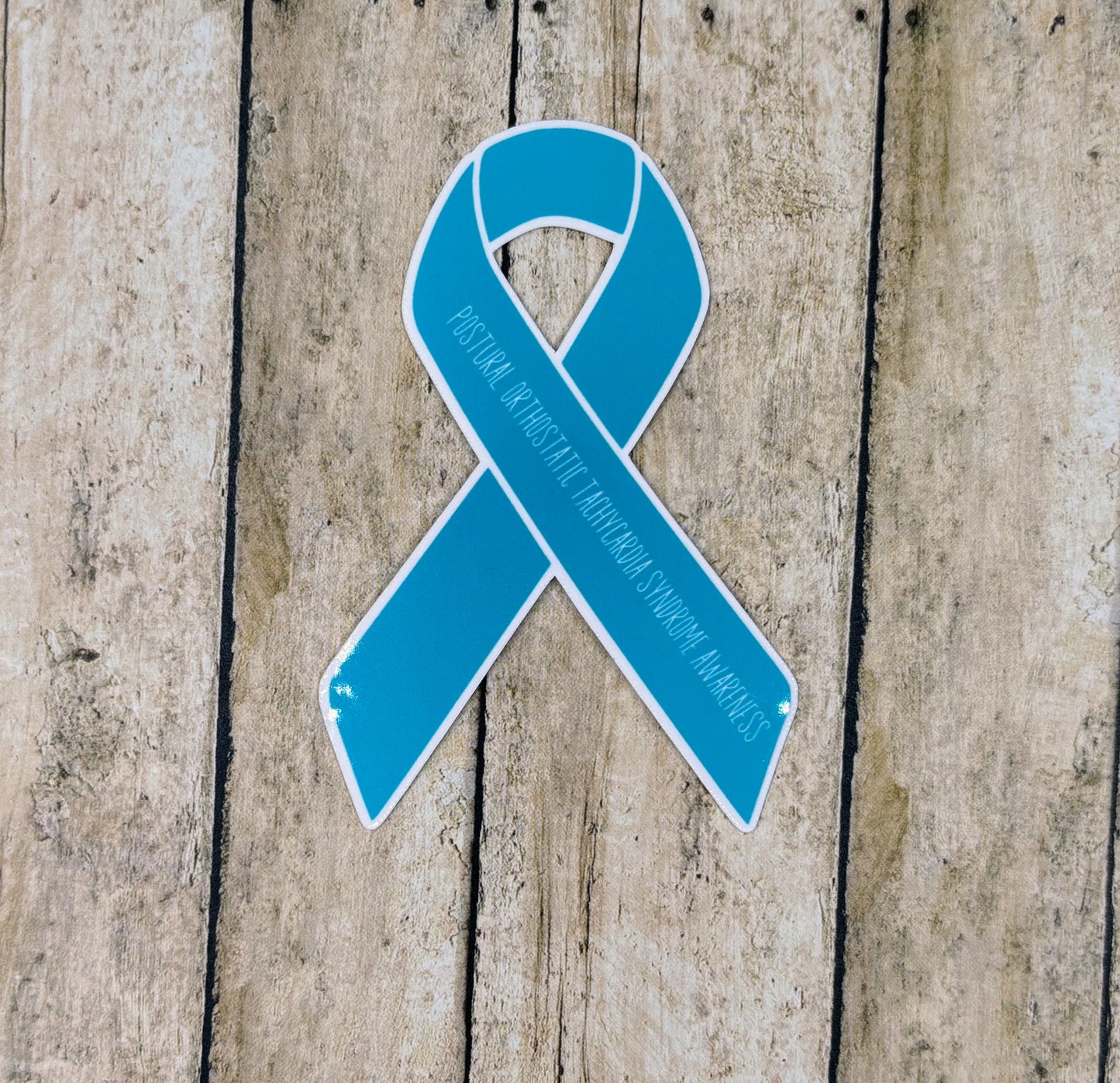 Postural Orthostatic Tachycardia Syndrome - POTS Awareness Ribbon Sticker