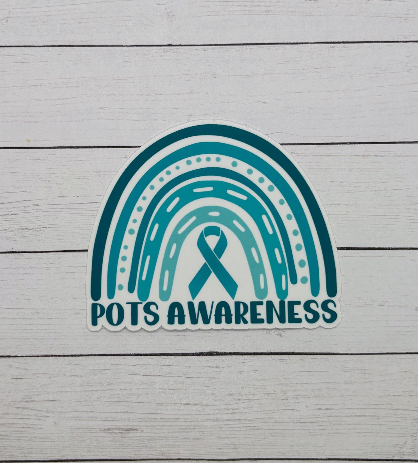 POTS Awareness Rainbow Sticker