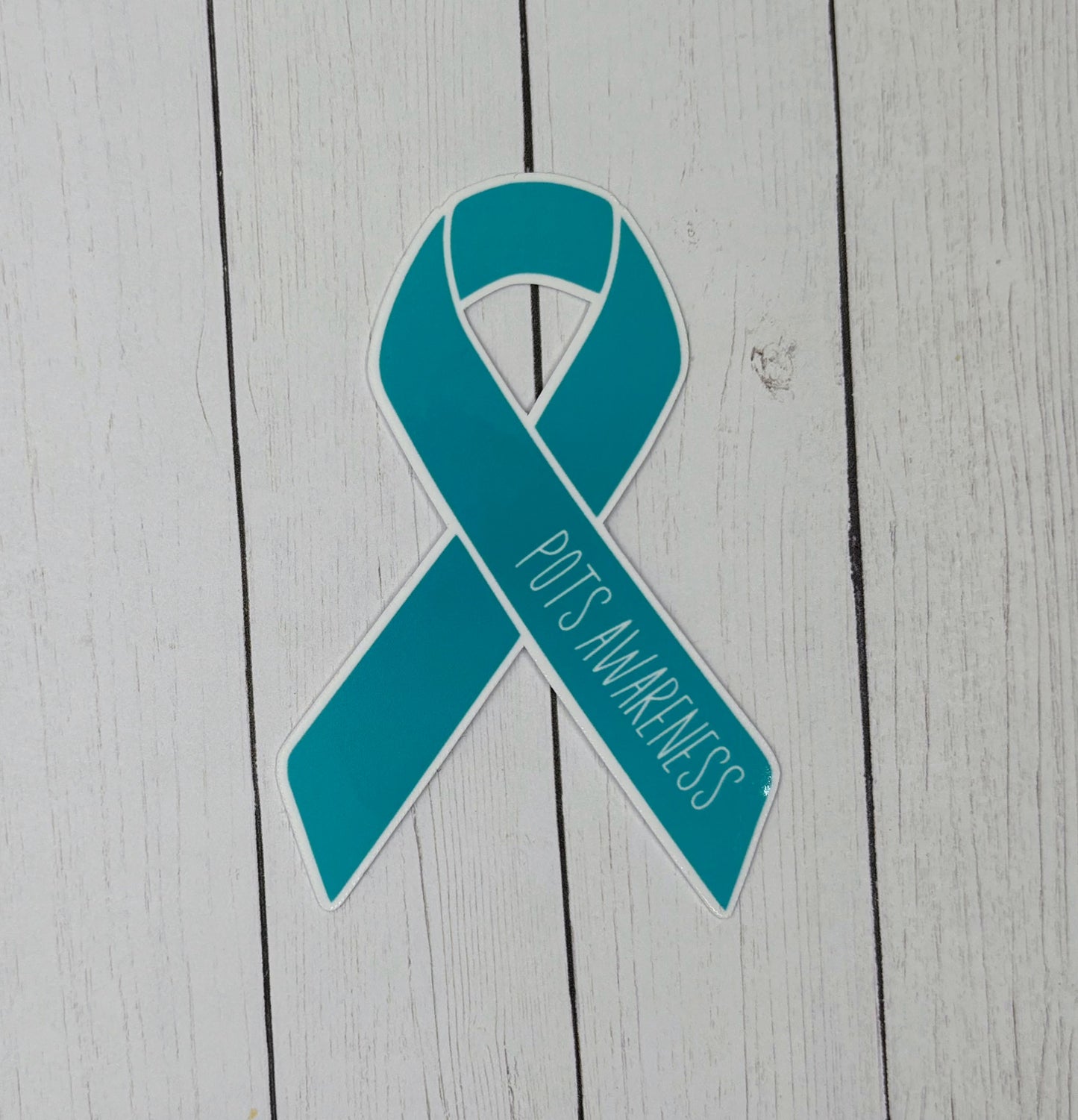 POTS Awareness Ribbon Sticker