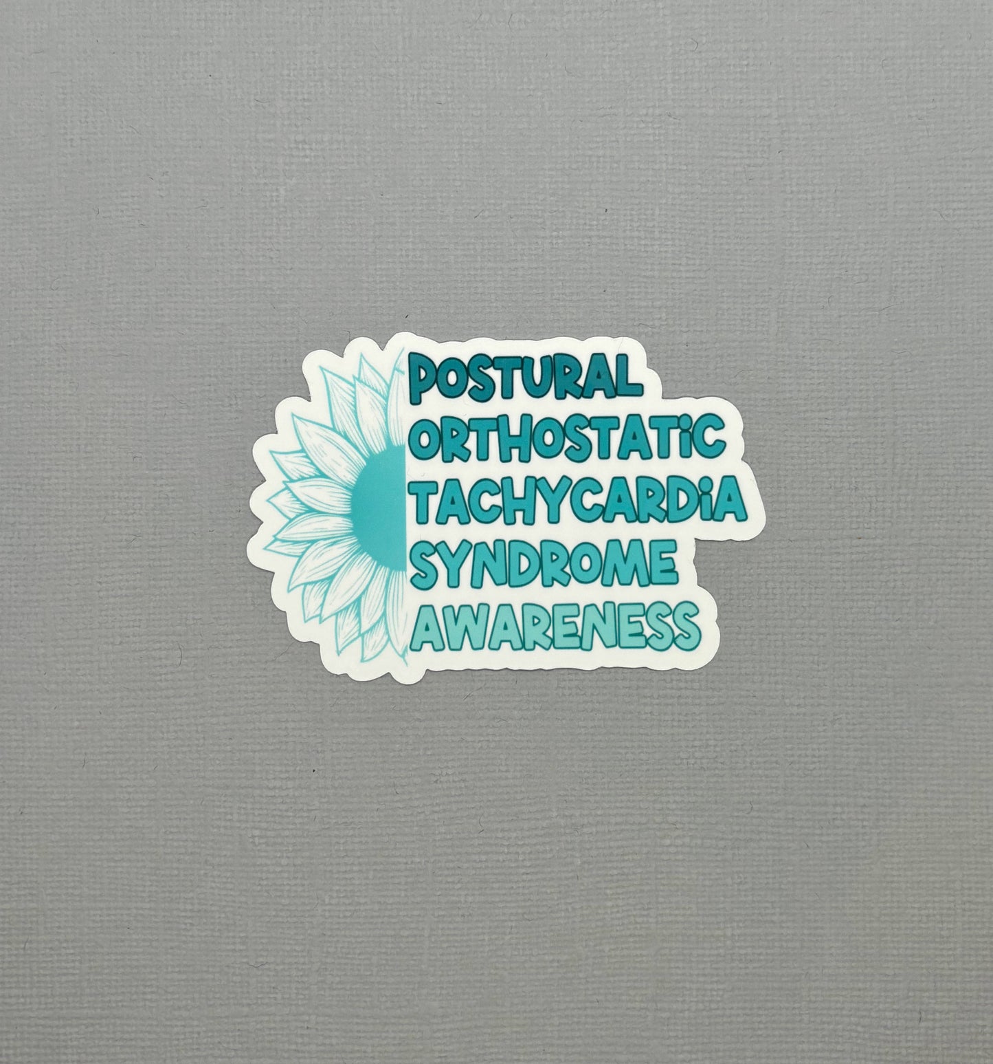 POTS Awareness Sunflower Sticker