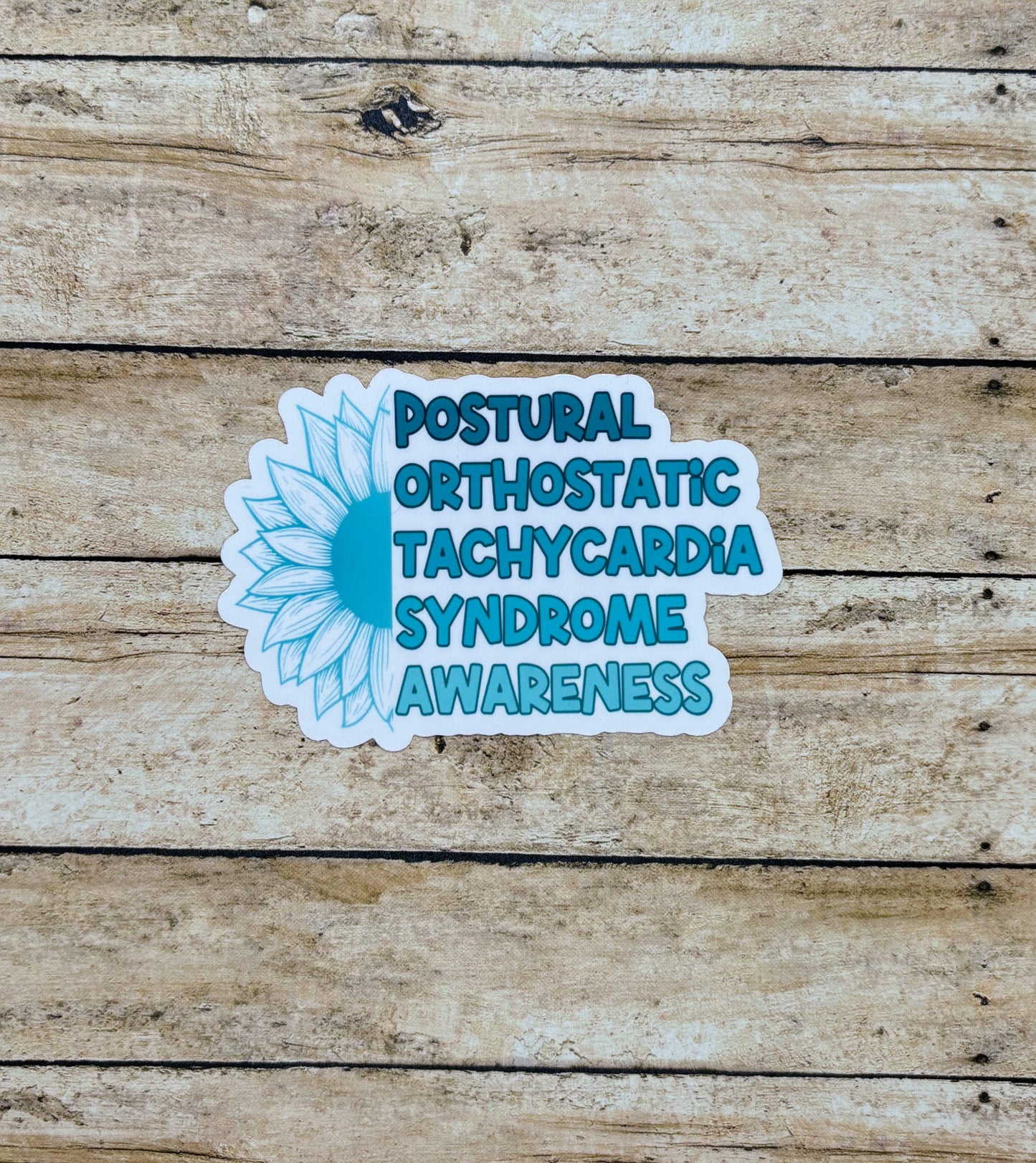 POTS Awareness Sunflower Sticker