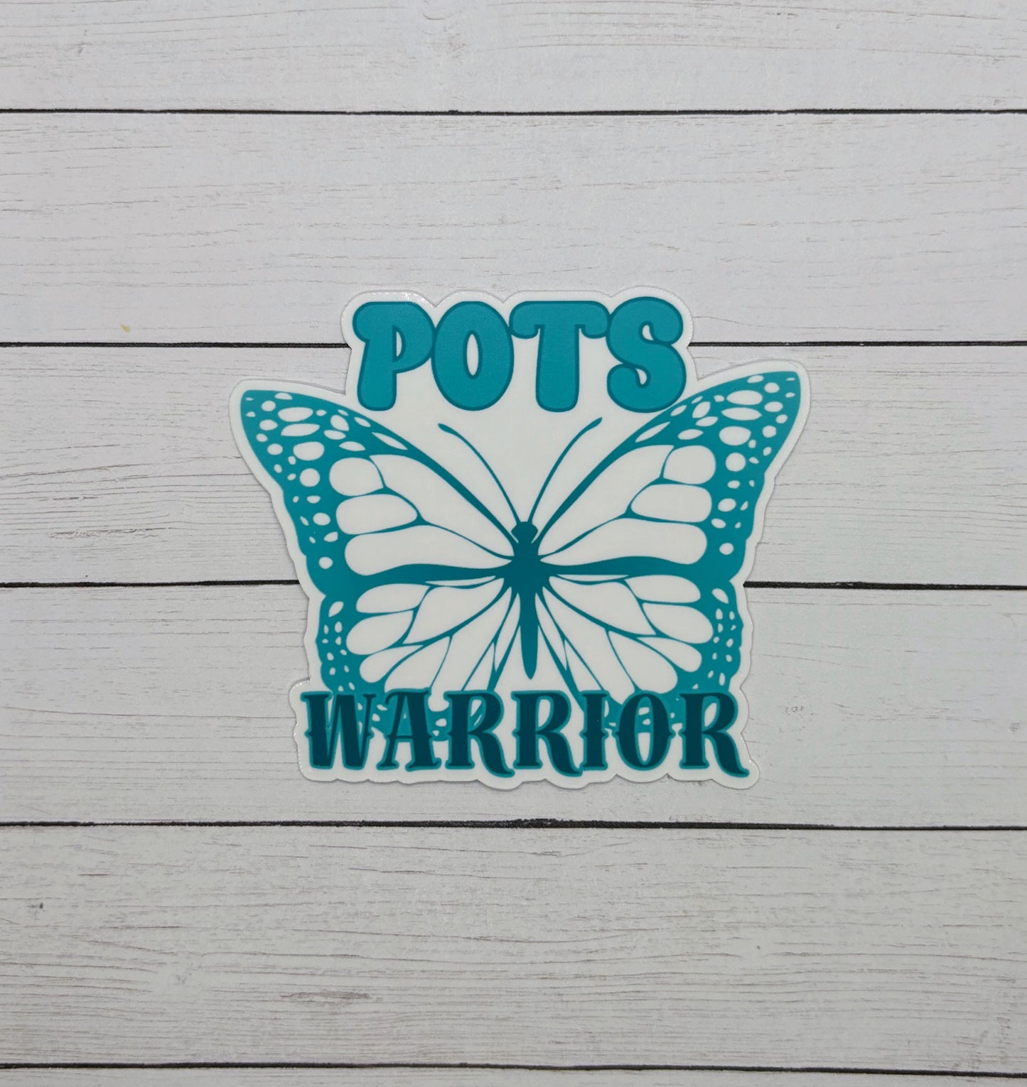 POTS Warrior Butterfly Sticker