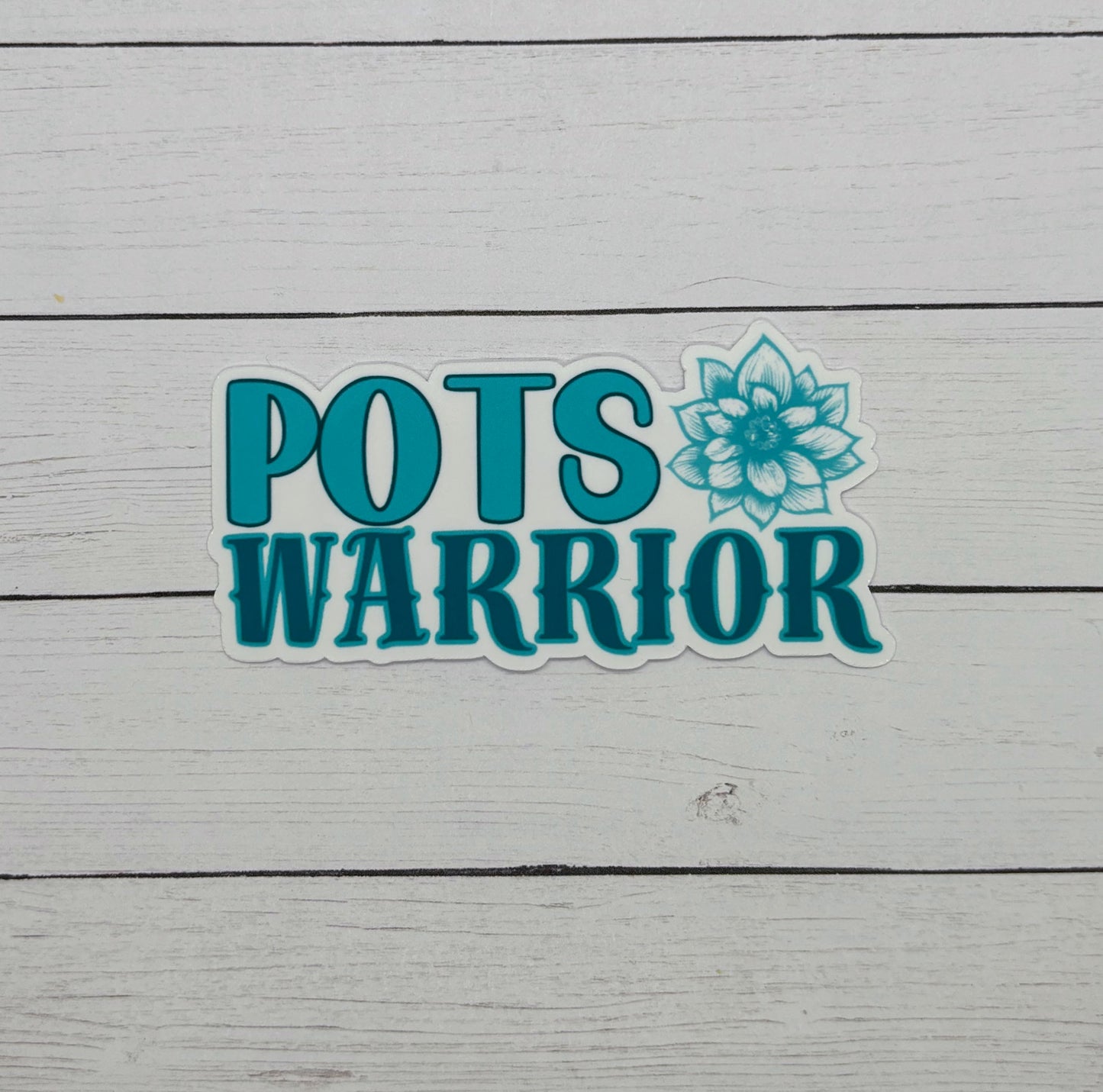 POTS Warrior Flower Sticker