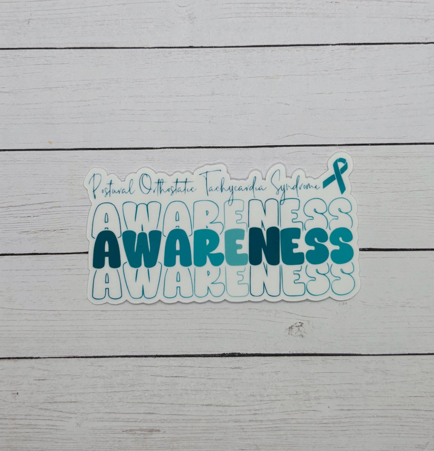 Postural Orthostatic Tachycardia Syndrome - POTS Awareness Sticker