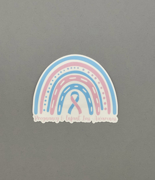 Pregnancy & Infant Loss Awareness Rainbow Sticker