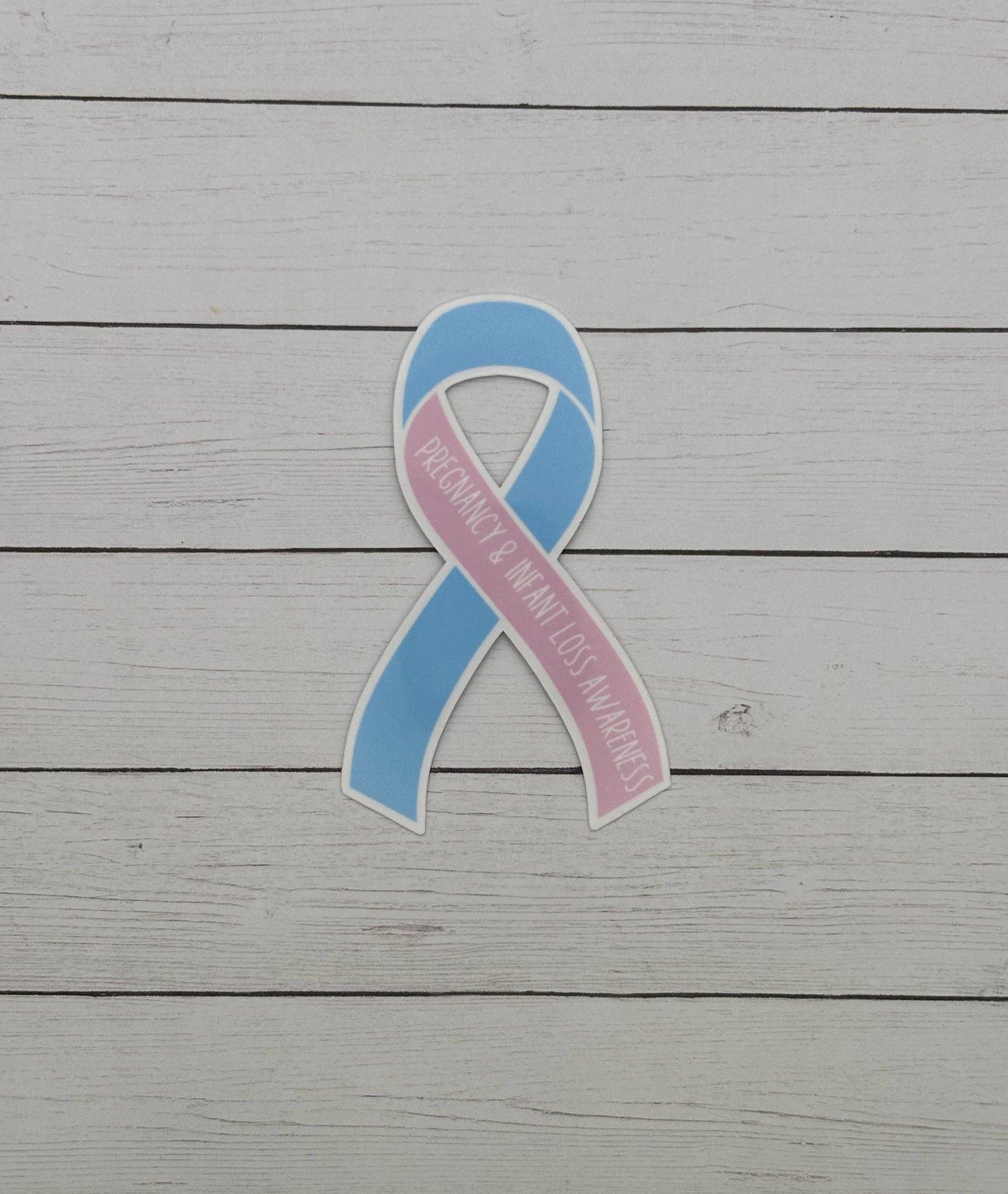 Pregnancy & Infant Loss Awareness Ribbon Sticker