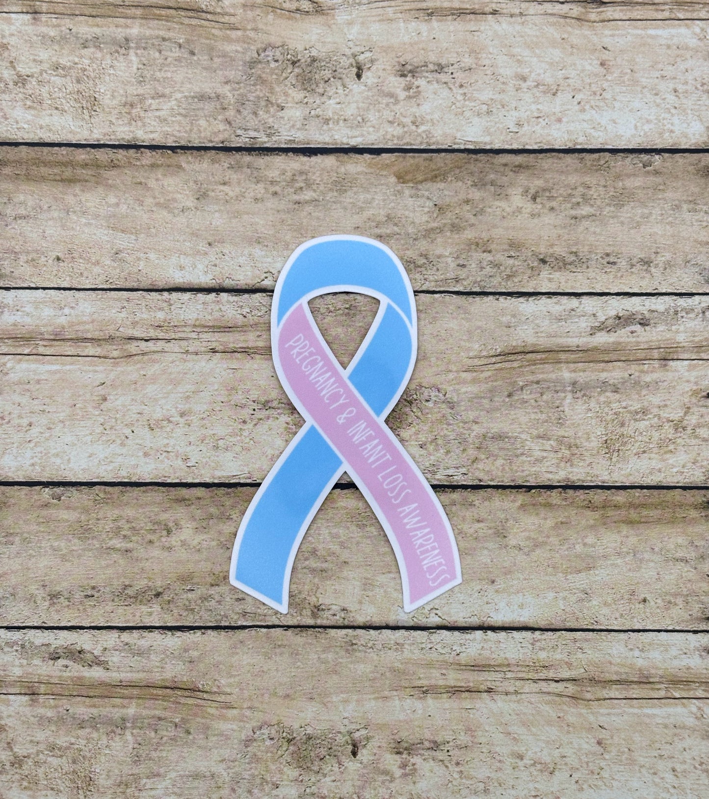 Pregnancy & Infant Loss Awareness Ribbon Sticker
