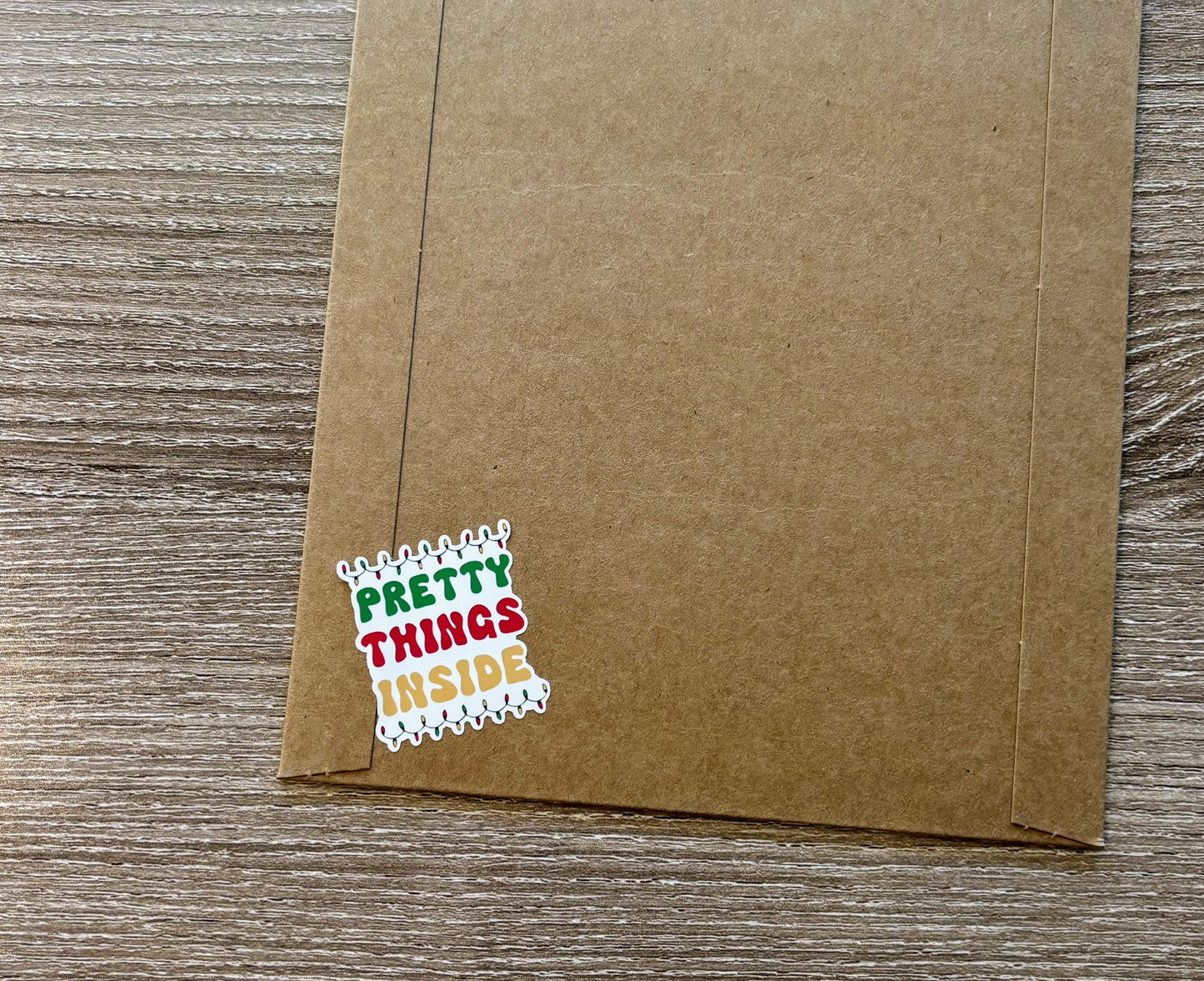 Pretty Things Inside - Holiday Packaging Stickers