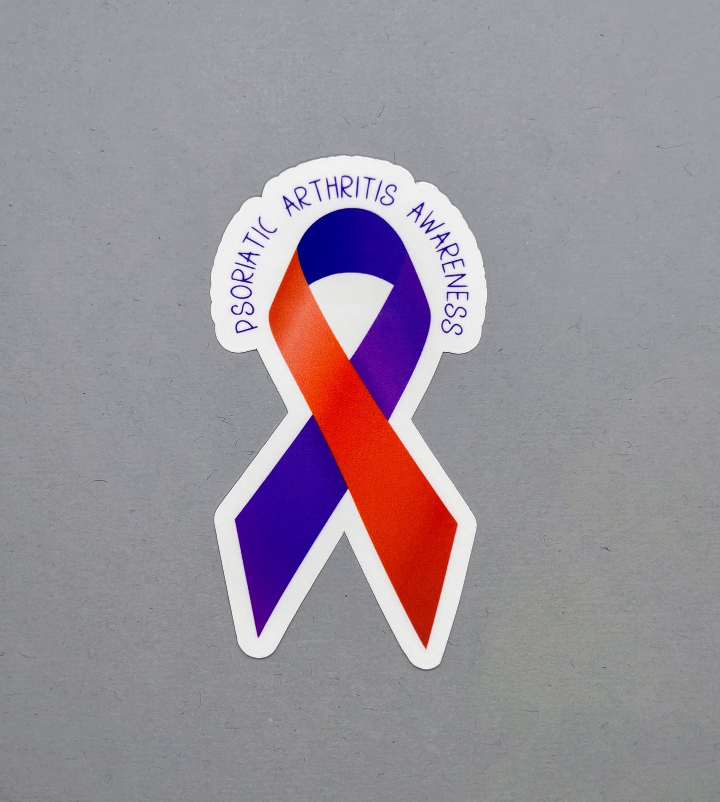 Psoriatic Arthritis Awareness Ribbon Sticker