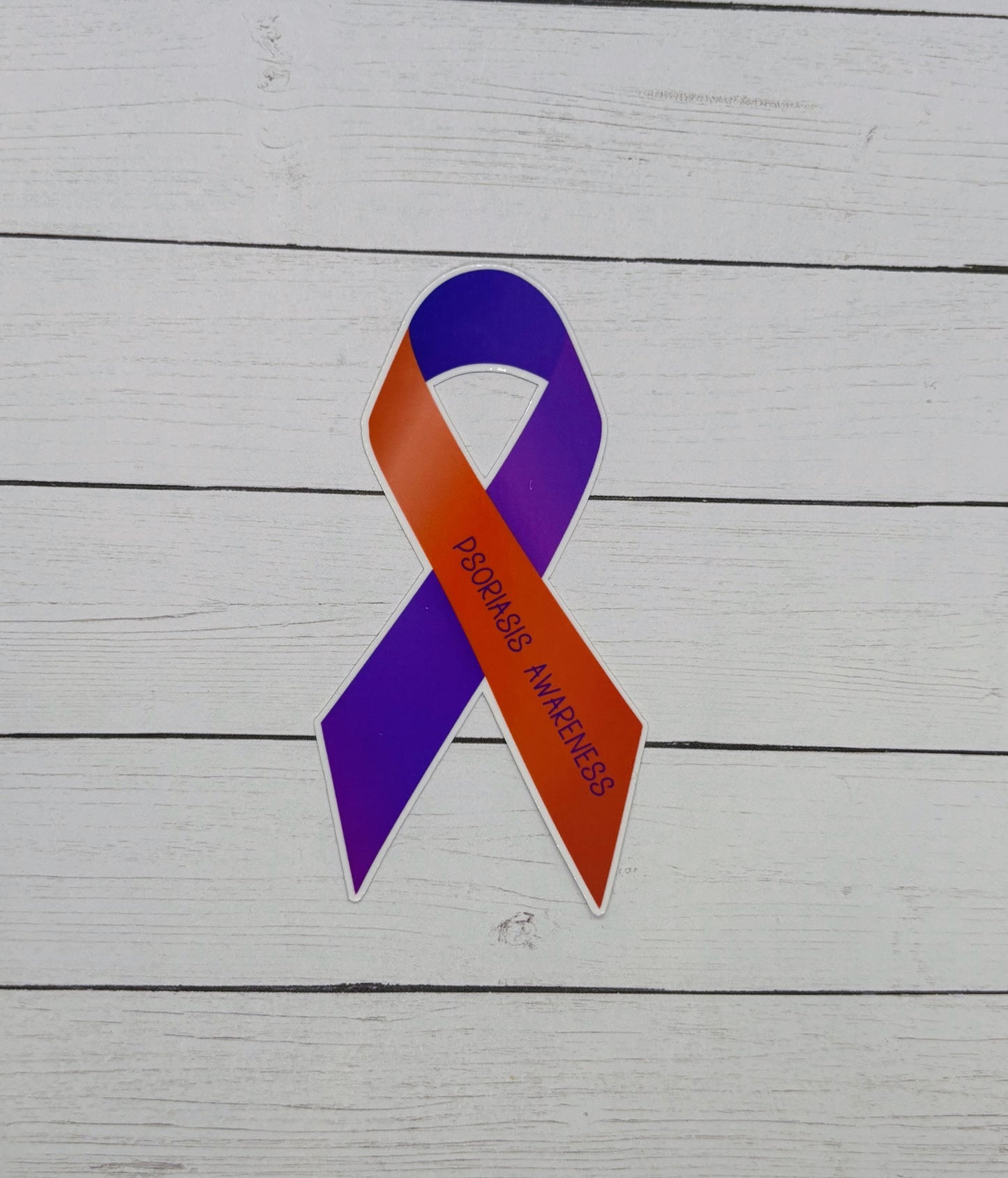 Psoriasis Awareness Ribbon Sticker