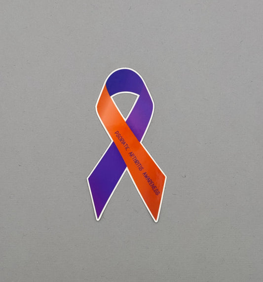 Psoriatic Arthritis Awareness Ribbon Sticker
