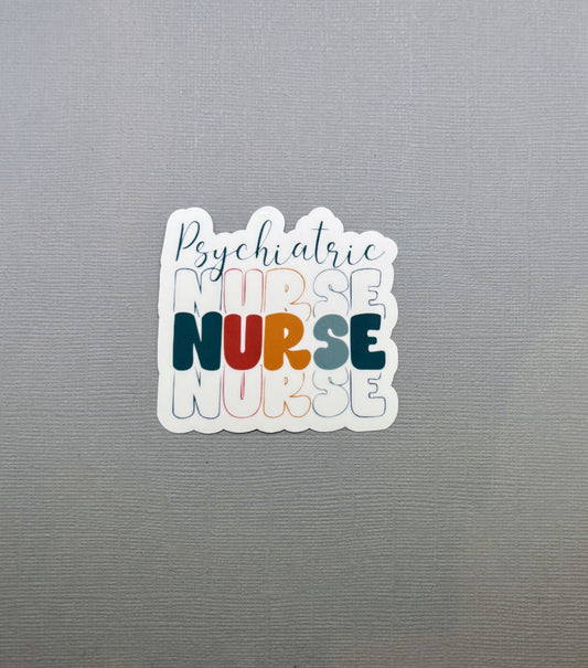 Psychiatric Nurse Sticker