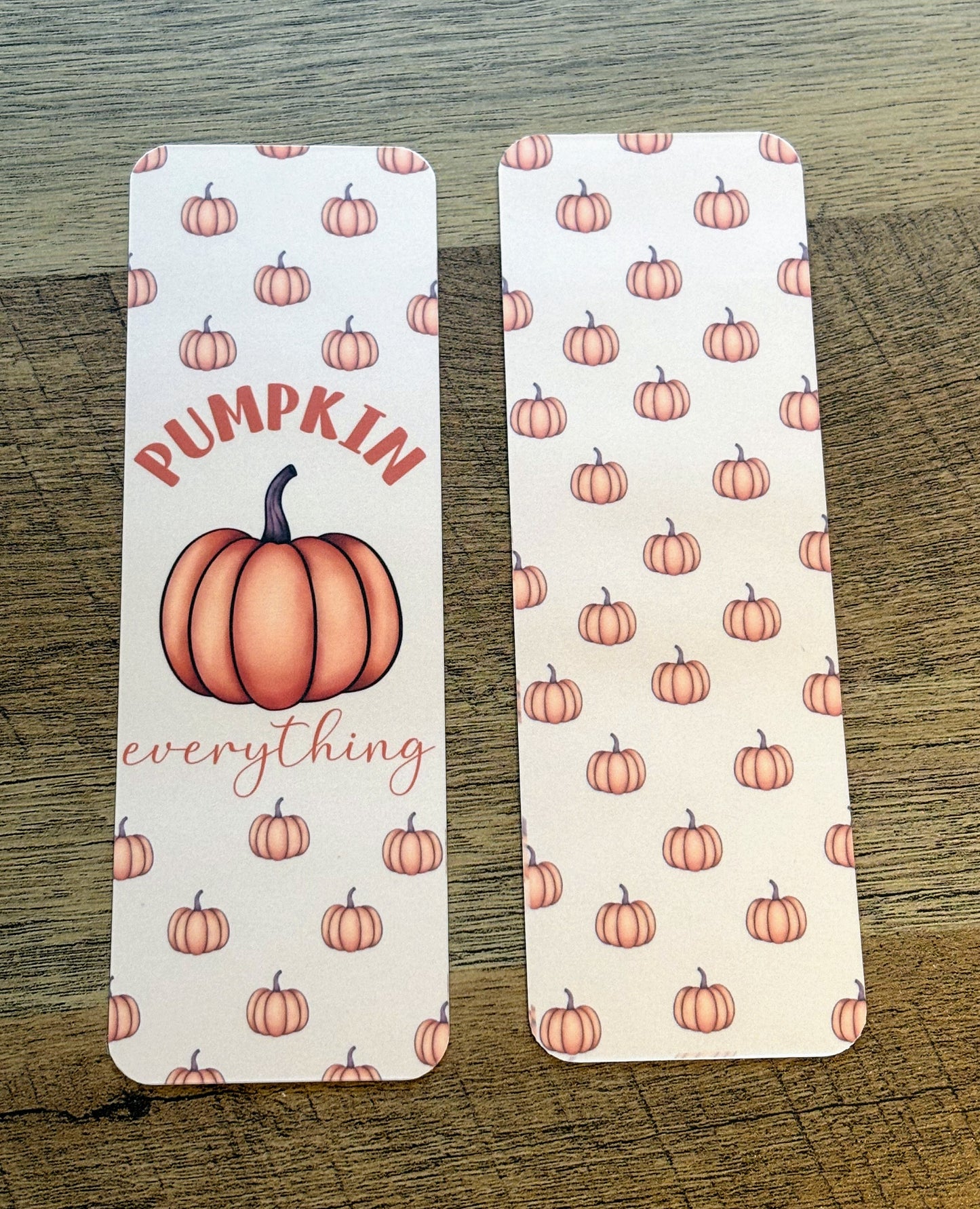 Pumpkin Everything Bookmark