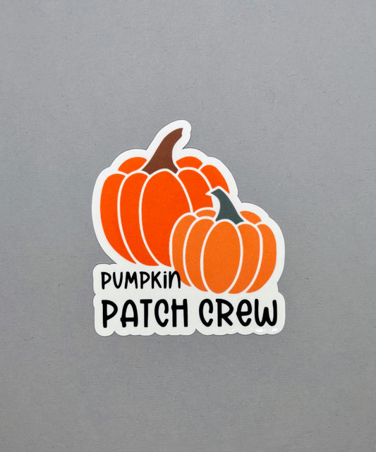 Pumpkin Patch Crew Sticker