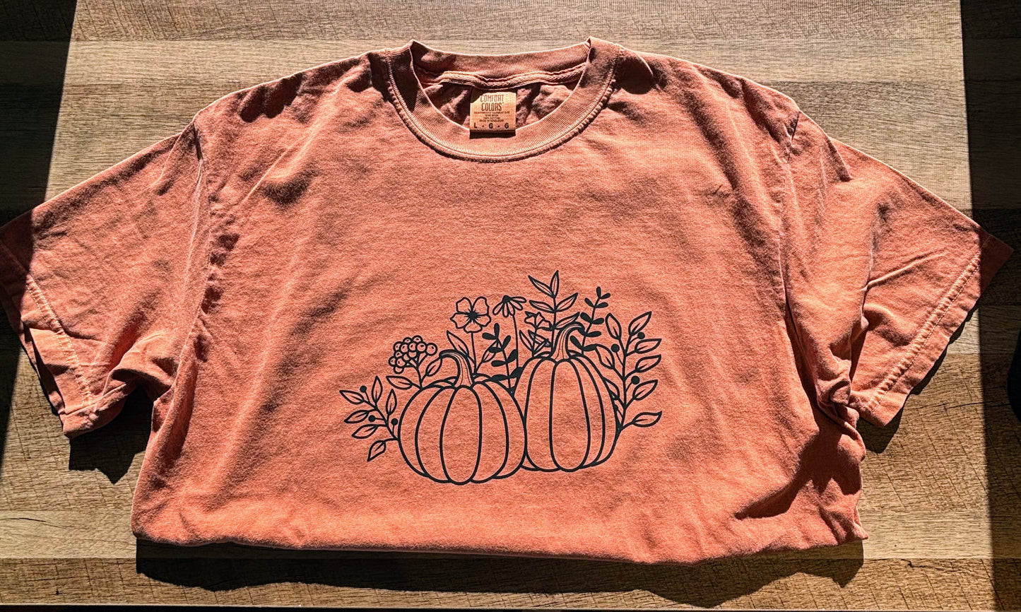 Pumpkins & Wildflowers T-Shirt