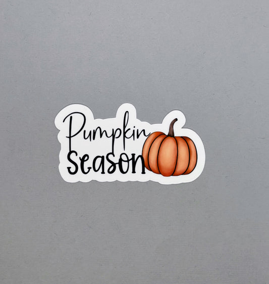 Pumpkin Season Sticker