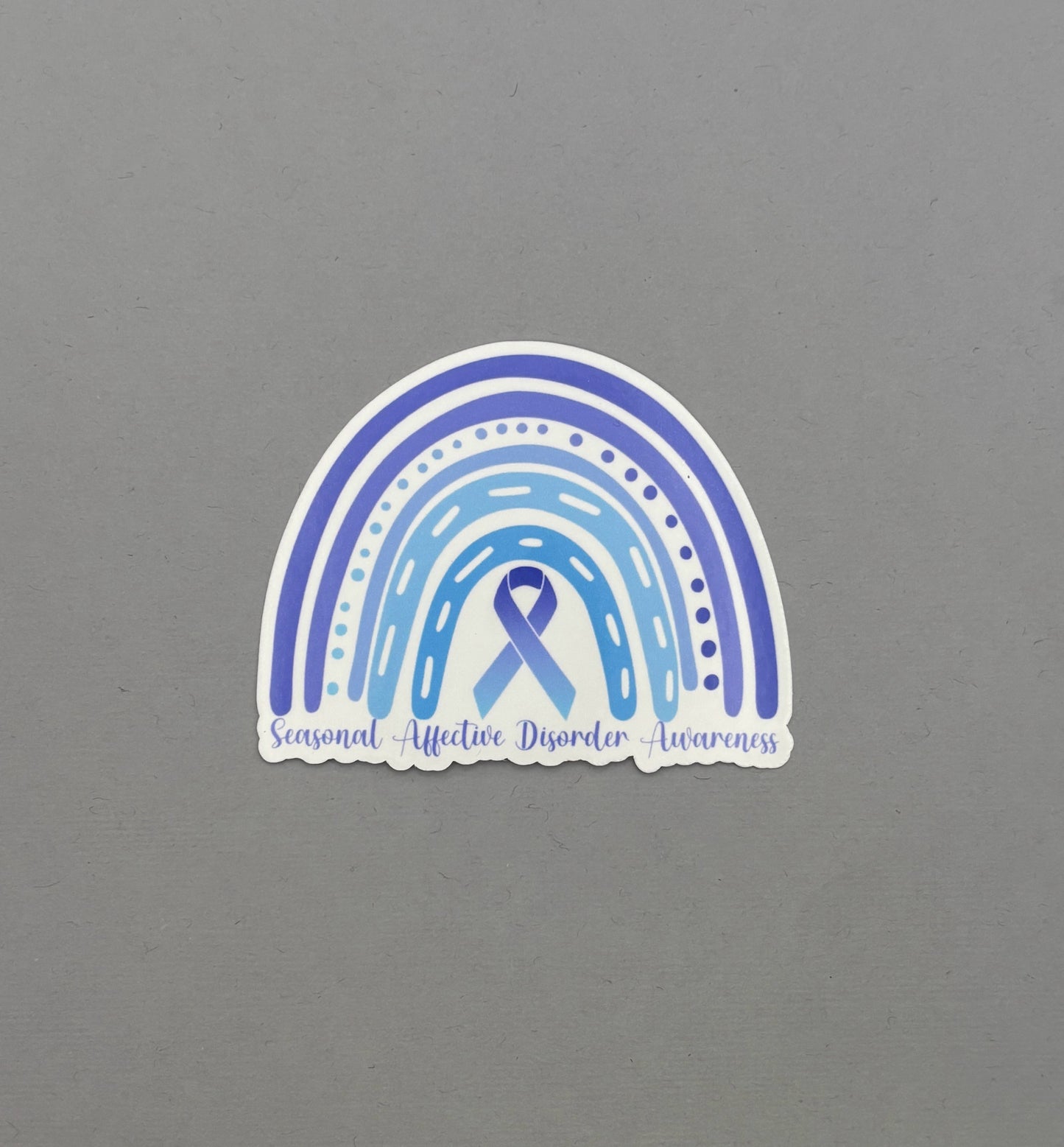 Seasonal Affective Disorder Awareness Rainbow Sticker