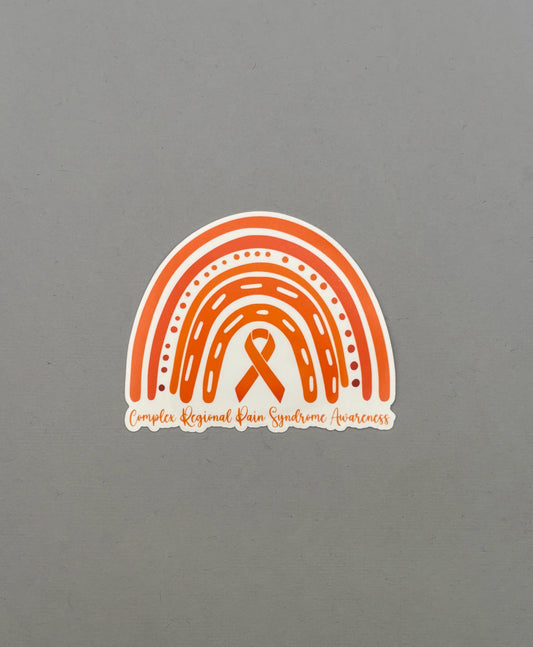 Complex Regional Pain Syndrome Awareness Rainbow Sticker