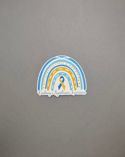Cushing's Syndrome Awareness Rainbow Sticker
