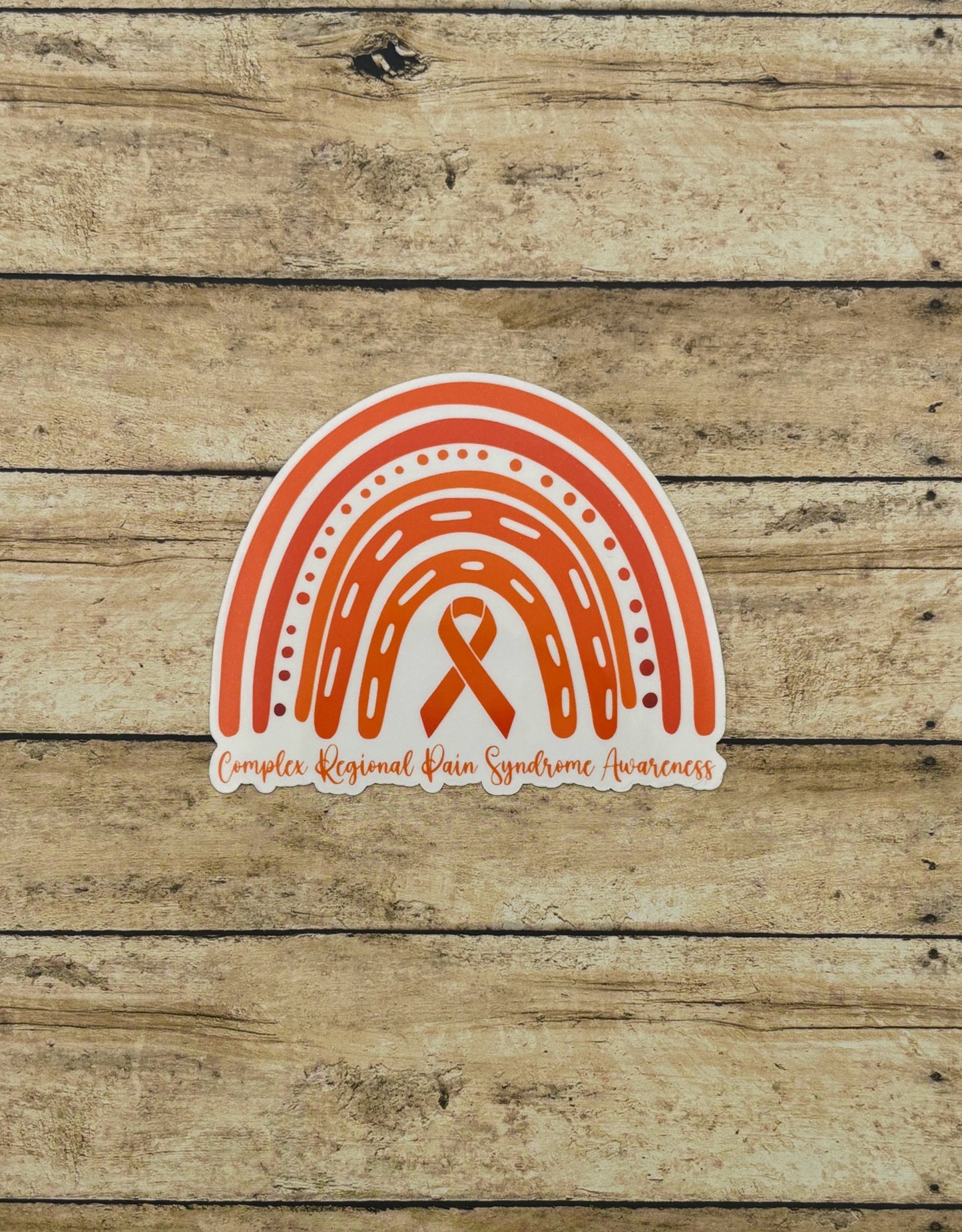 Complex Regional Pain Syndrome Awareness Rainbow Sticker