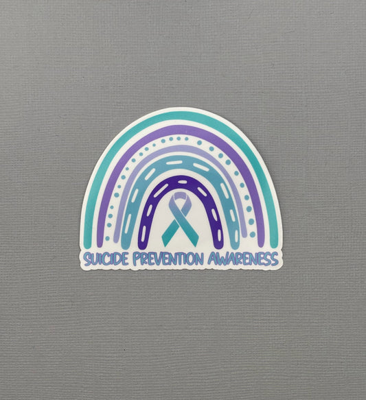 Suicide Prevention Awareness Rainbow Sticker