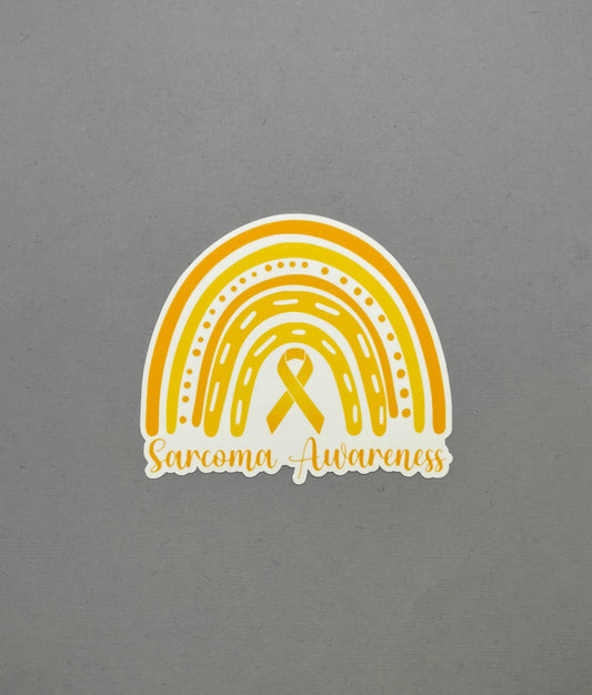 Sarcoma Awareness Rainbow Sticker