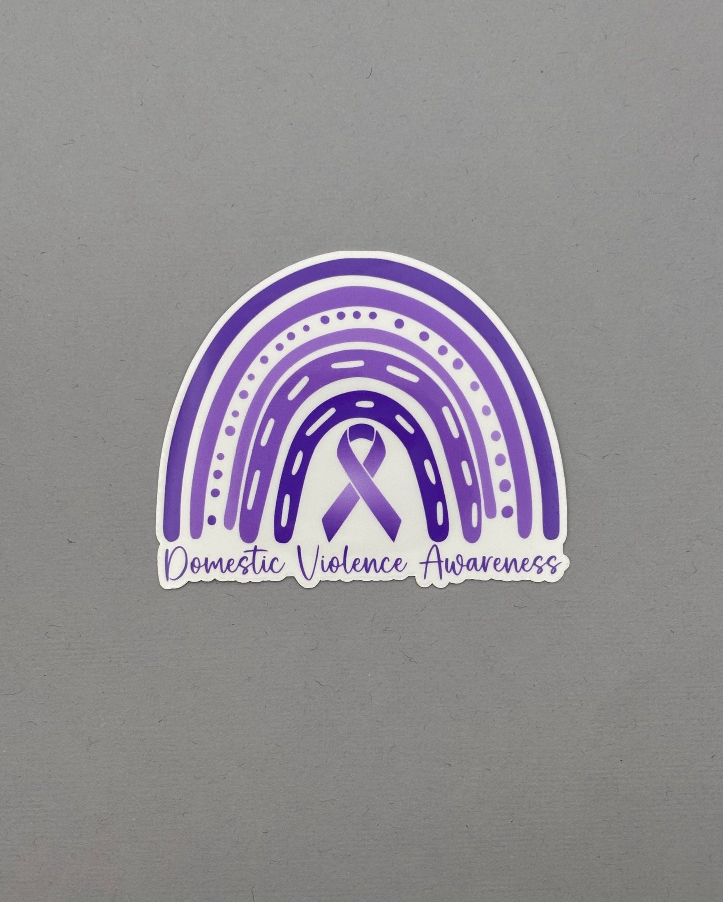 Domestic Violence Awareness Rainbow Sticker
