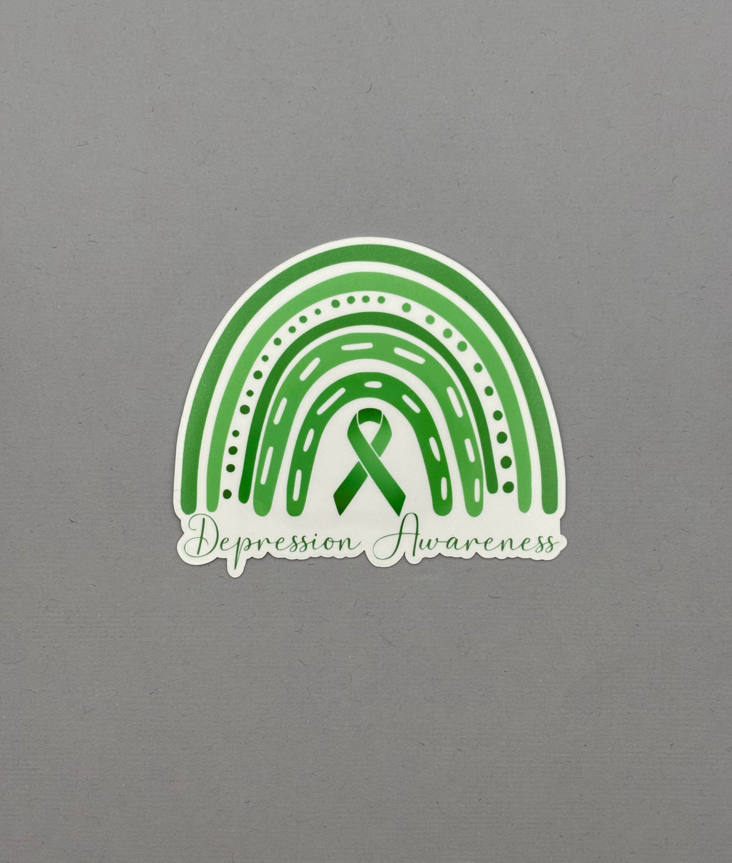 Depression Awareness Rainbow Sticker