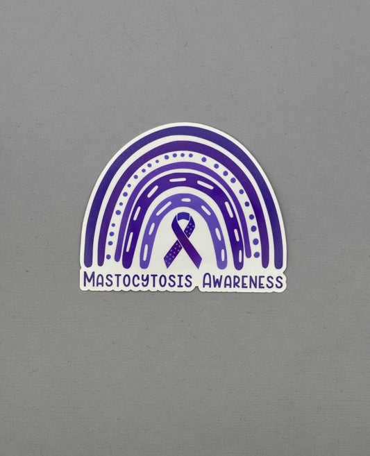 Mastocytosis Awareness Rainbow Sticker