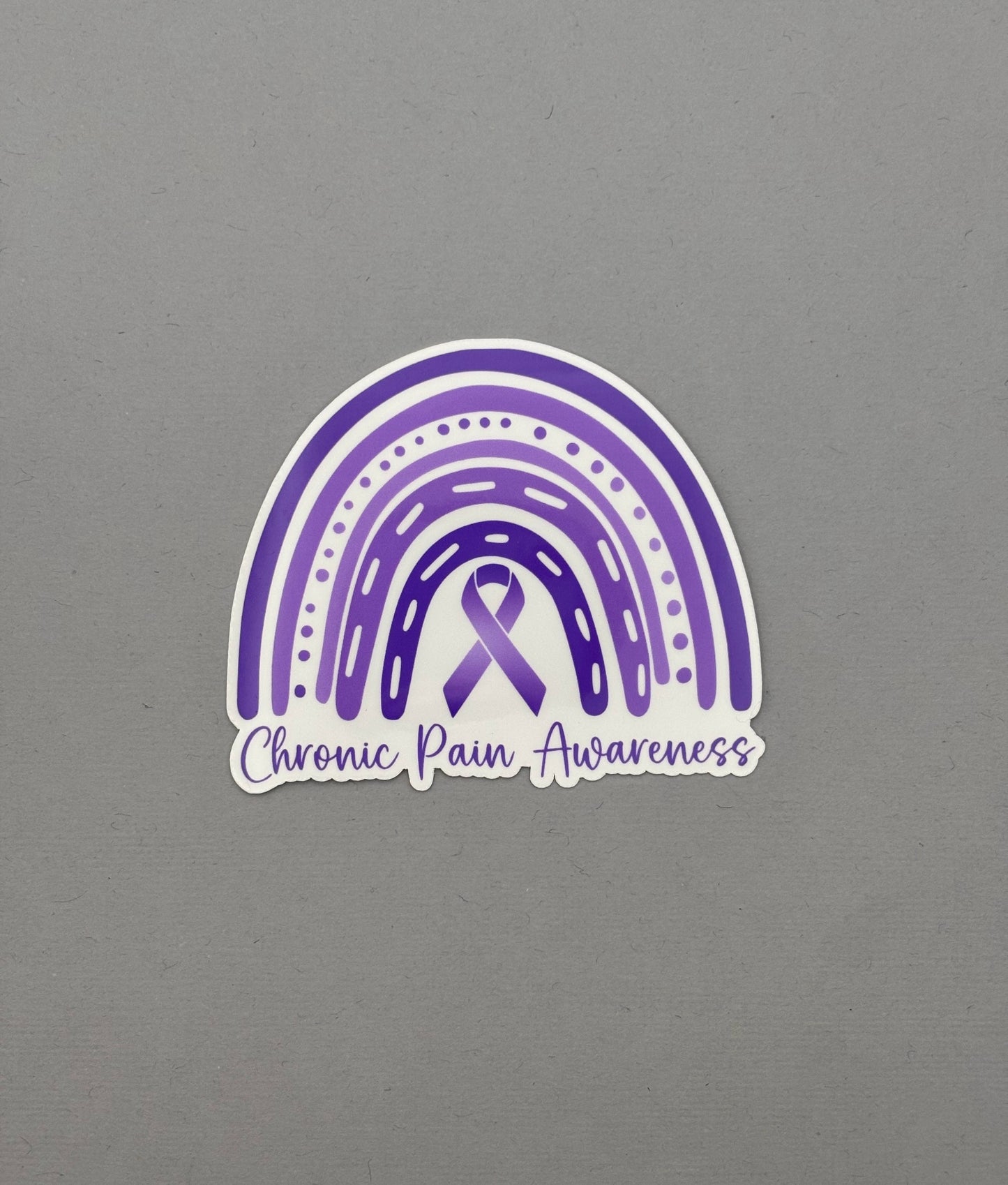 Chronic Pain Awareness Rainbow Sticker