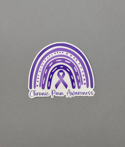Chronic Pain Awareness Rainbow Sticker
