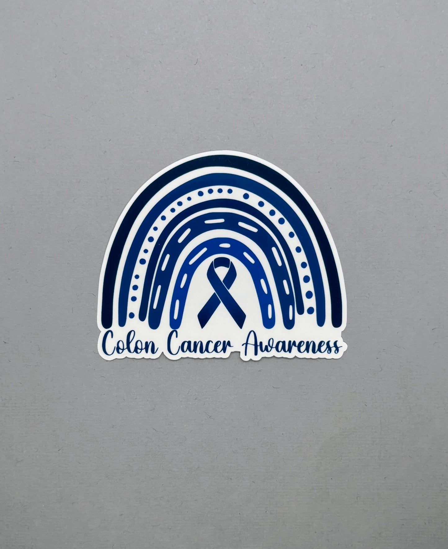 Colon Cancer Awareness Rainbow Sticker