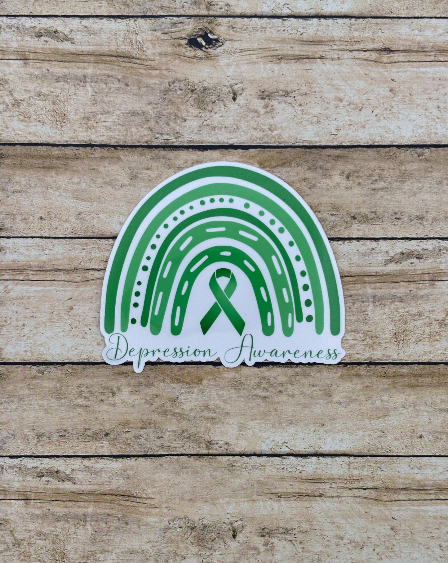 Depression Awareness Rainbow Sticker