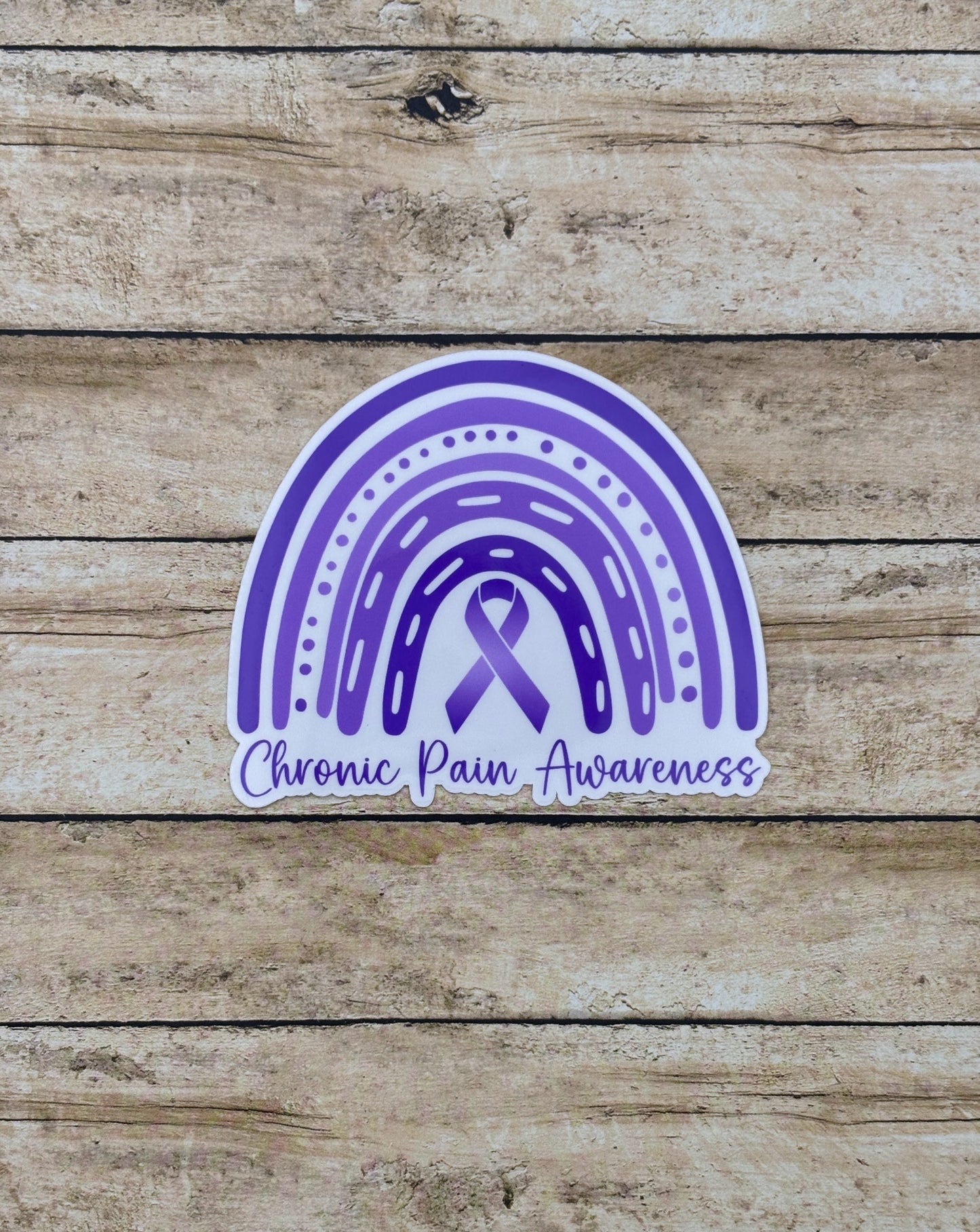 Chronic Pain Awareness Rainbow Sticker