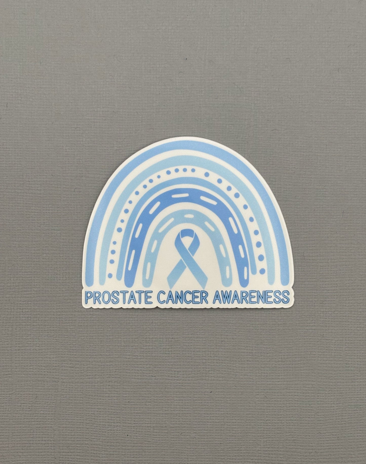 Prostate Cancer Awareness Rainbow Sticker