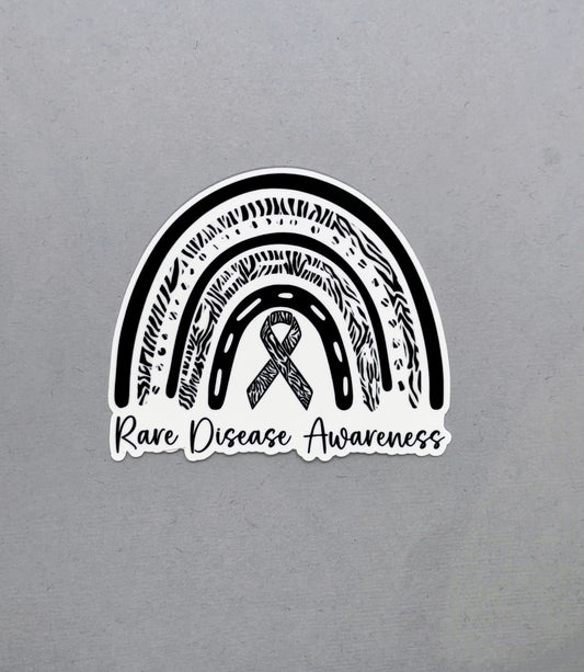 Rare Disease Awareness Rainbow Sticker