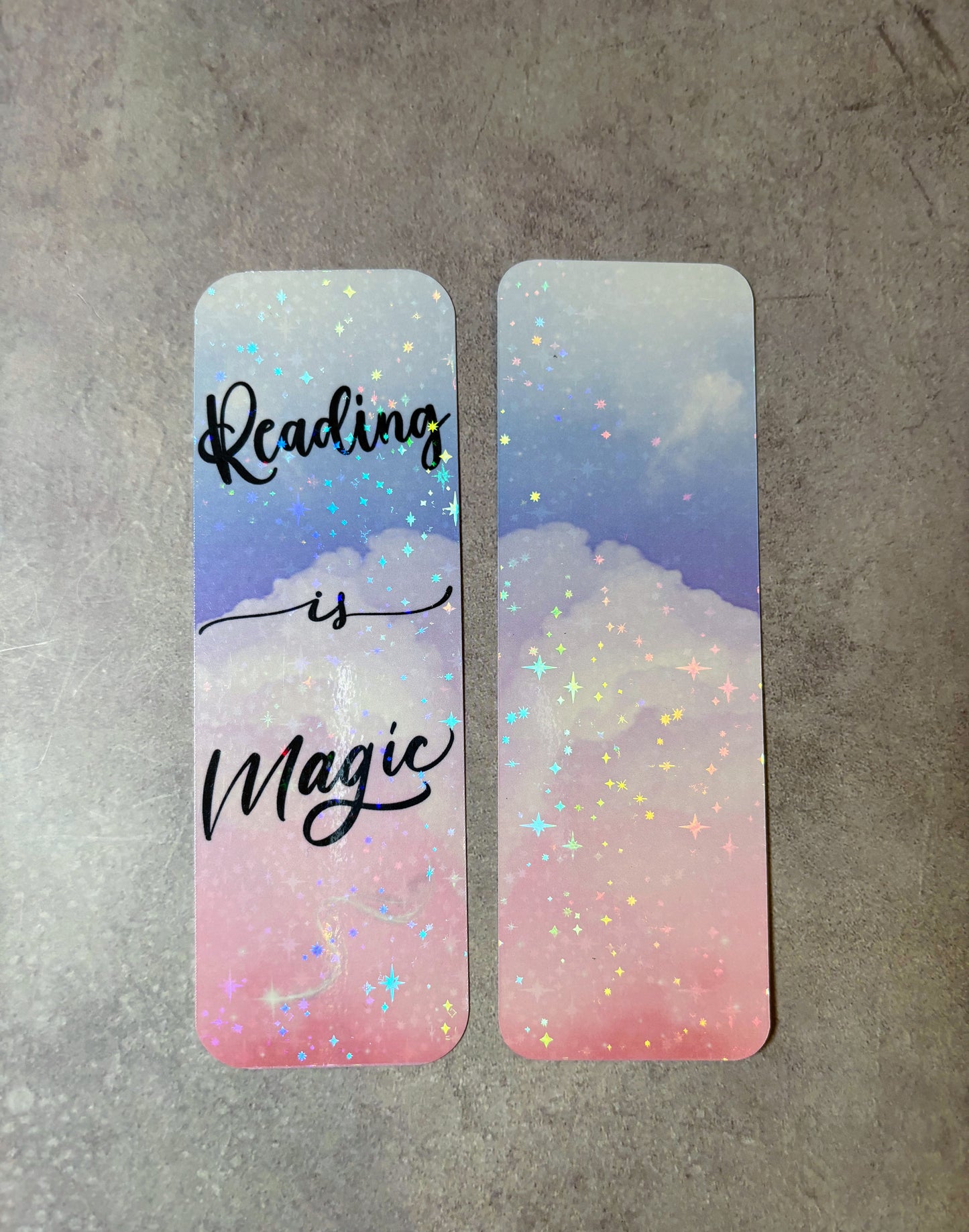 Reading is Magic Holographic Bookmark