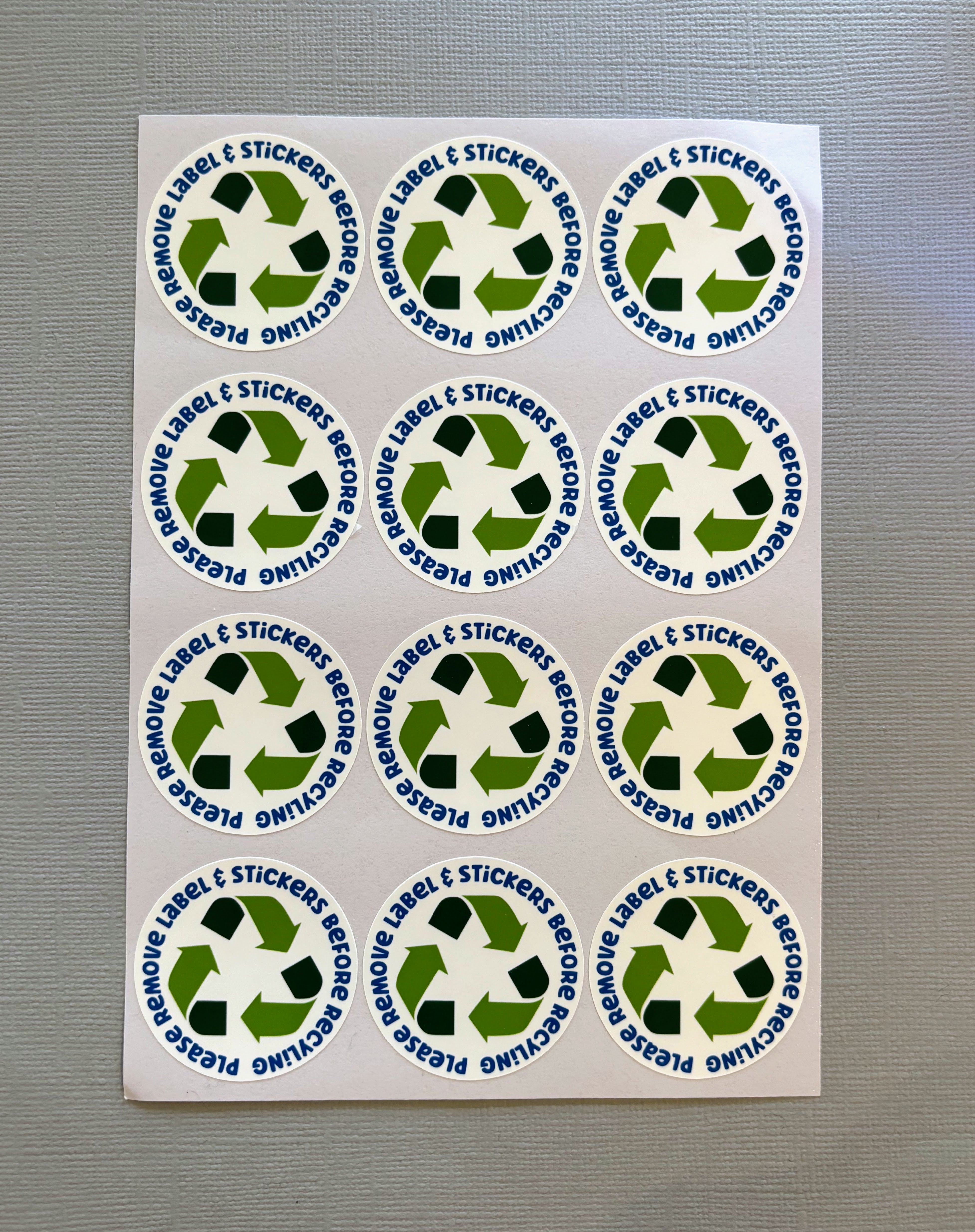 Please Remove Labels Please remove label & Stickers before recycling - Small Business Packa ...