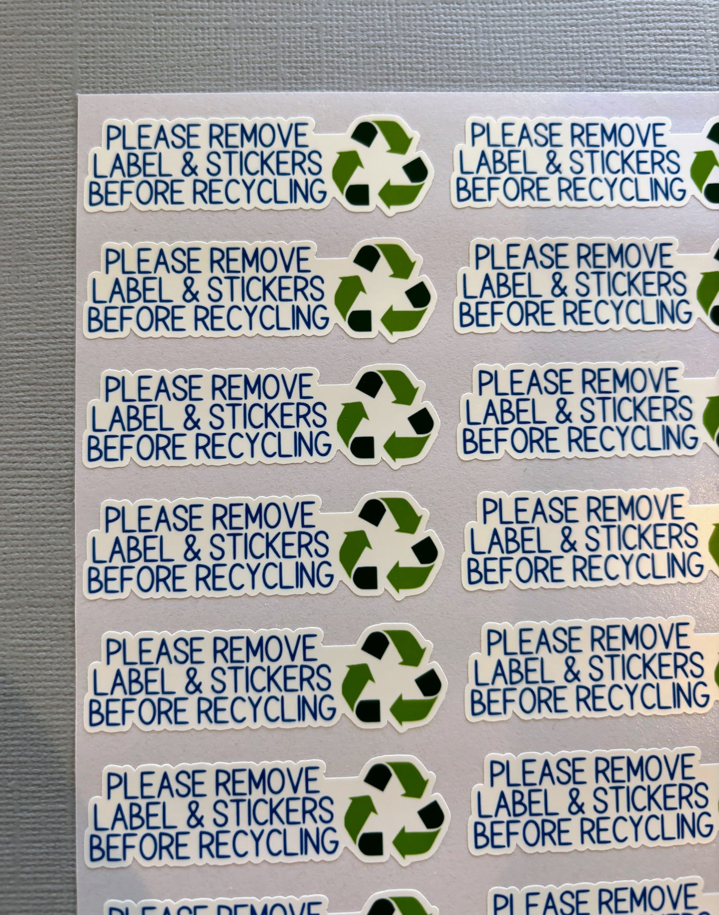 Please remove label & Stickers before recycling - Small Business Packaging Stickers - 16 stickers