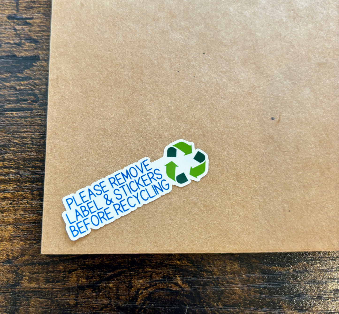 Please remove label & Stickers before recycling - Small Business Packaging Stickers - 16 stickers