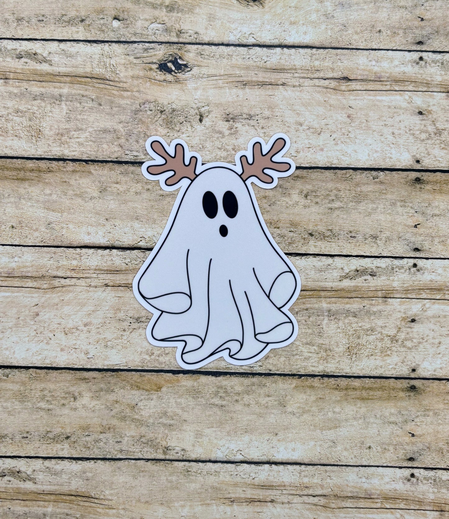 Reindeer Ghost Sticker