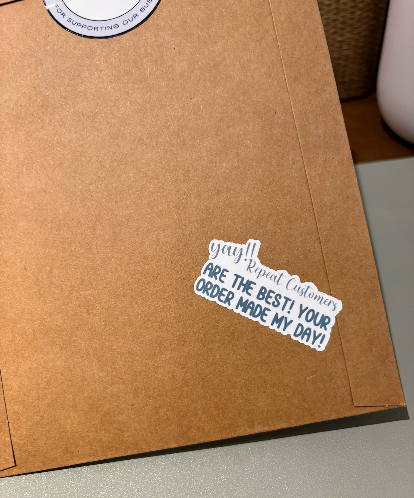 Repeat Customer - Packaging Stickers