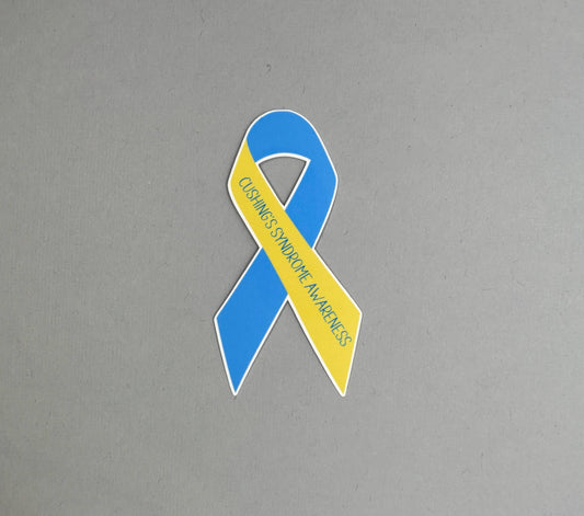 Cushing's Syndrome Awareness Ribbon Sticker