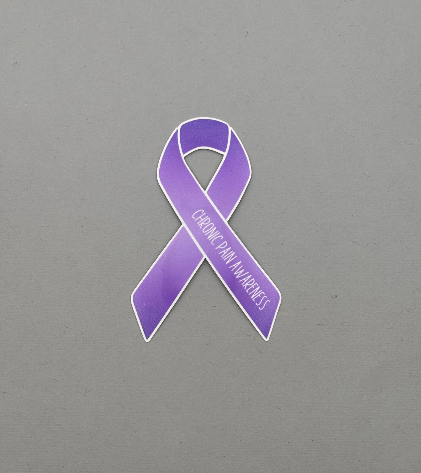 Chronic Pain Awareness Ribbon Sticker