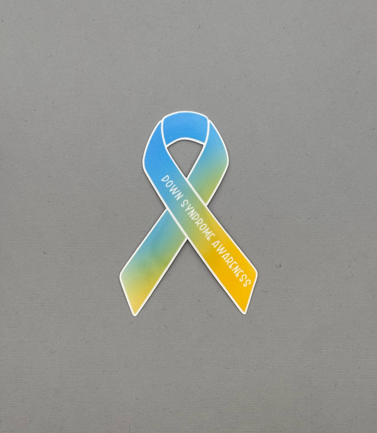 Down Syndrome Awareness Ribbon Sticker