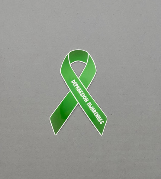 Depression Awareness Ribbon Sticker