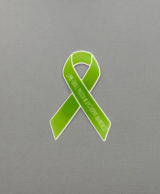 Limb-Girdle Muscular Dystrophy Awareness Ribbon Sticker