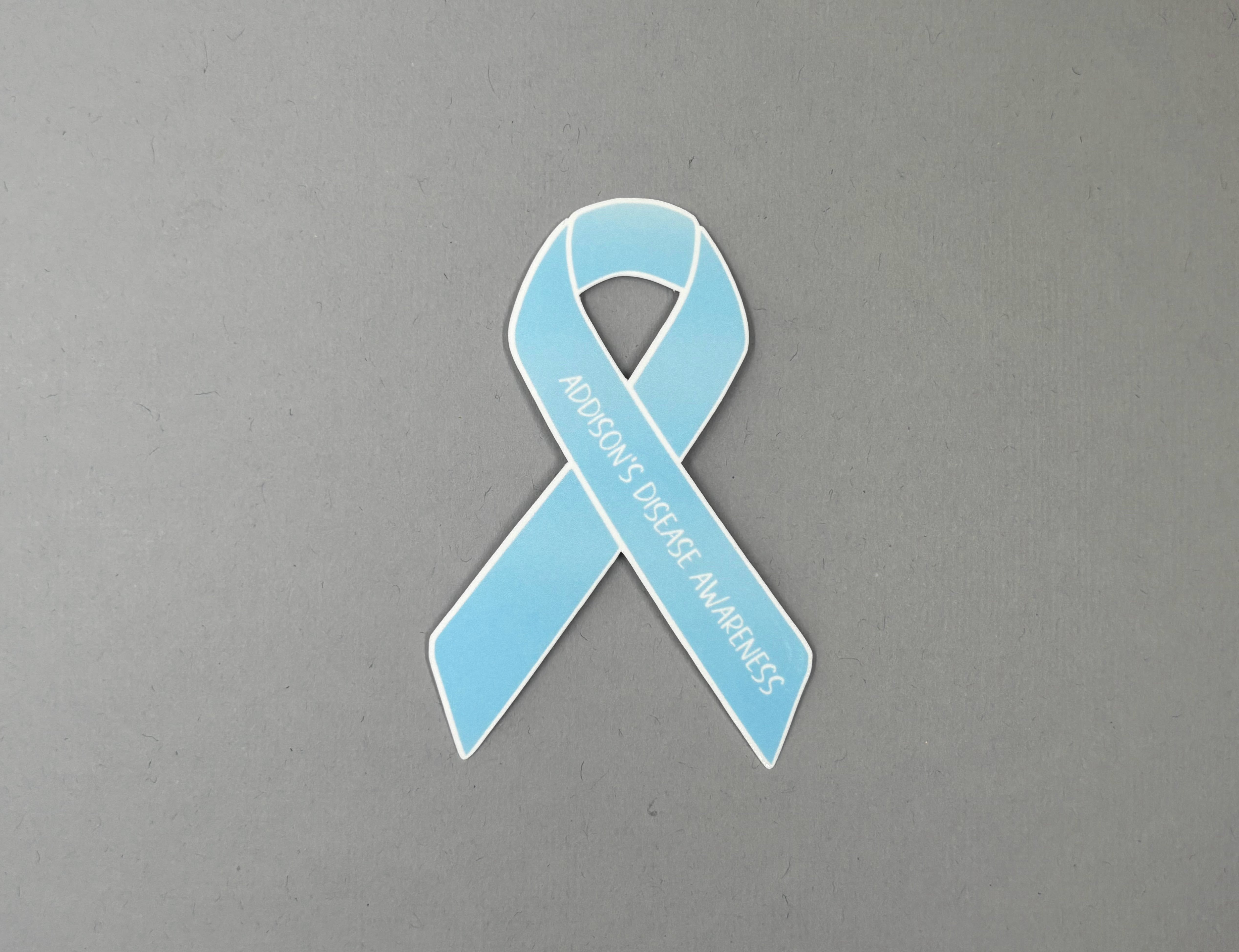 Addison's Disease Awareness Ribbon Sticker – Made with Monday