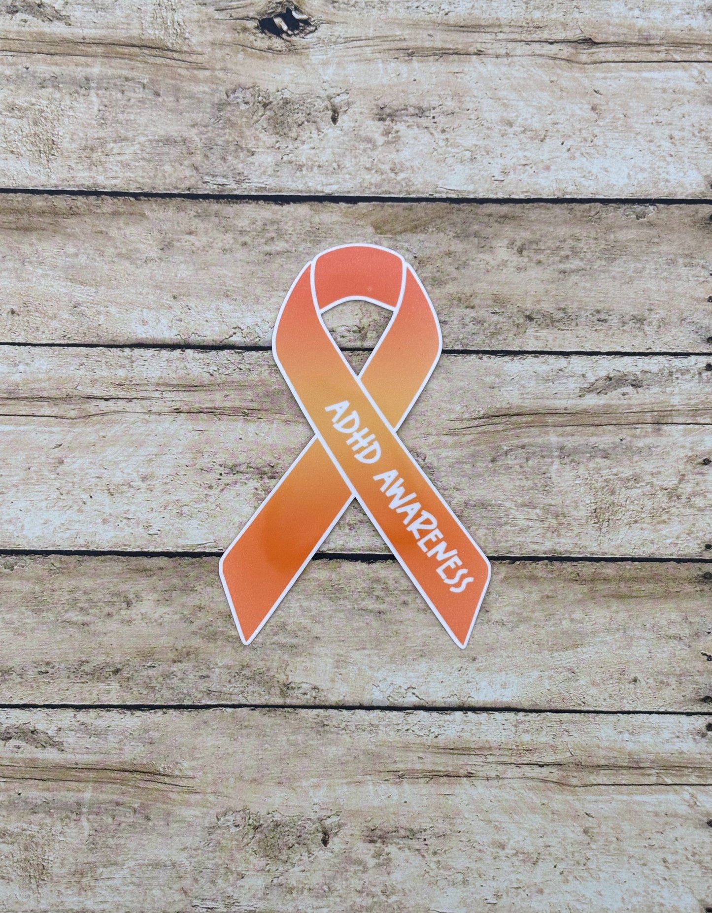 ADHD Awareness Ribbon Sticker