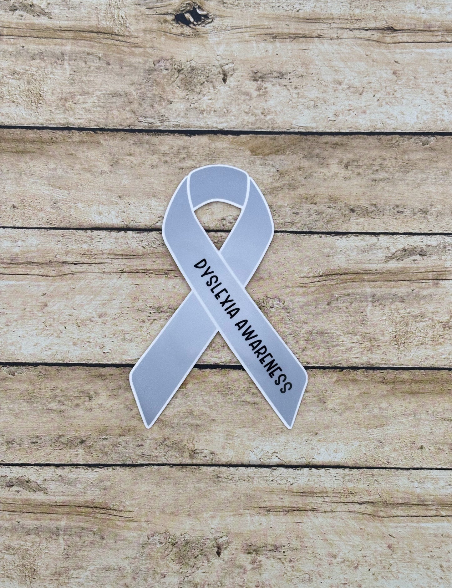 Dyslexia Awareness Ribbon Sticker